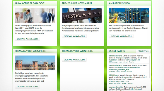 Met een paar klikken bepalen welke modules worden getoond