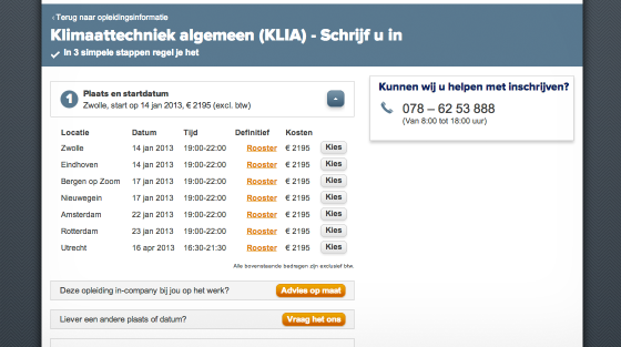 Een goede ervaring leidt tot minder afhakers
