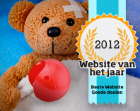Beste website van het jaar 2012 voor goede doelen!